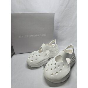 Size 8M/10W - Dingyun Zhang X Crocs White Diffuser Clog Limited Edition- New